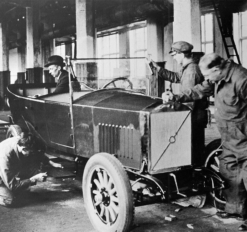 Volvo ÖV 4 i fabrik